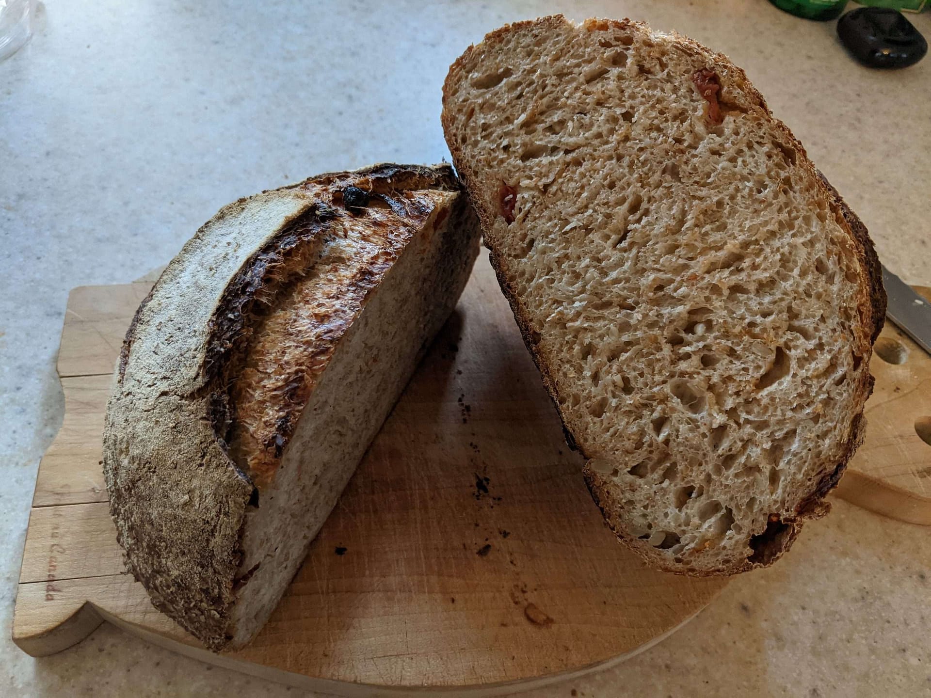 My Easy Whole Grain Sourdough Bread